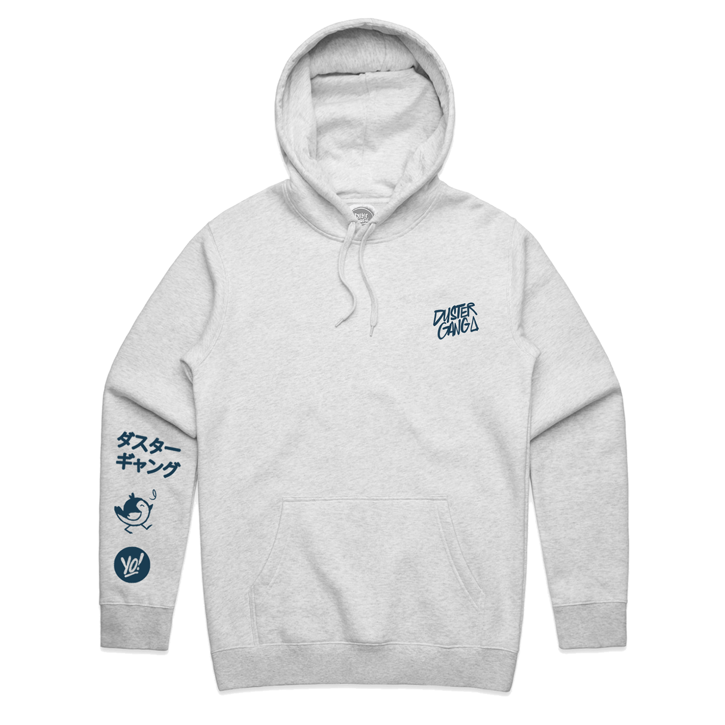 Duster Gang by Gimiks Born - Good4Farts Hooded Jumper - Grey Marle