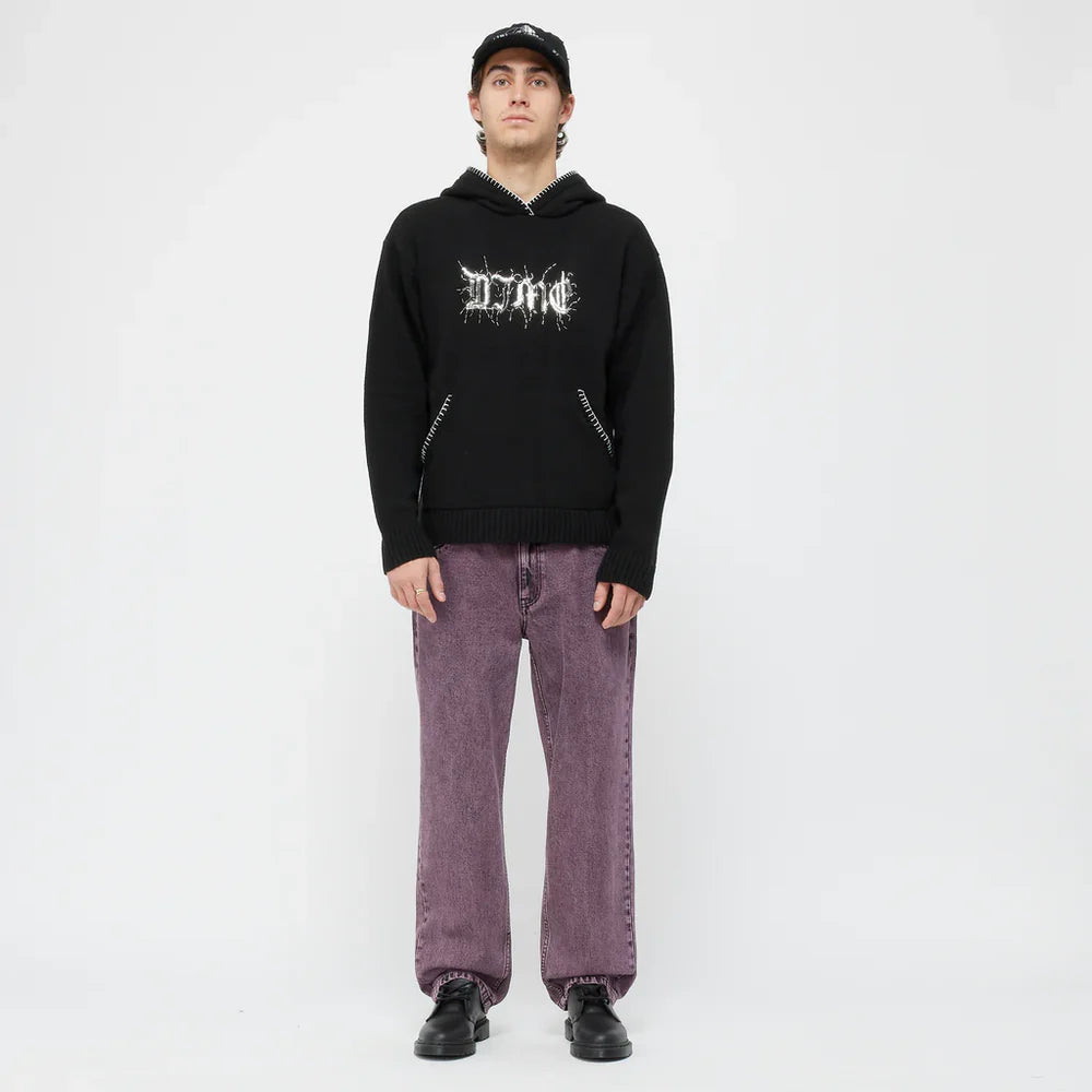Dime - Classic Relaxed Denim Pants - Overdyed Plum
