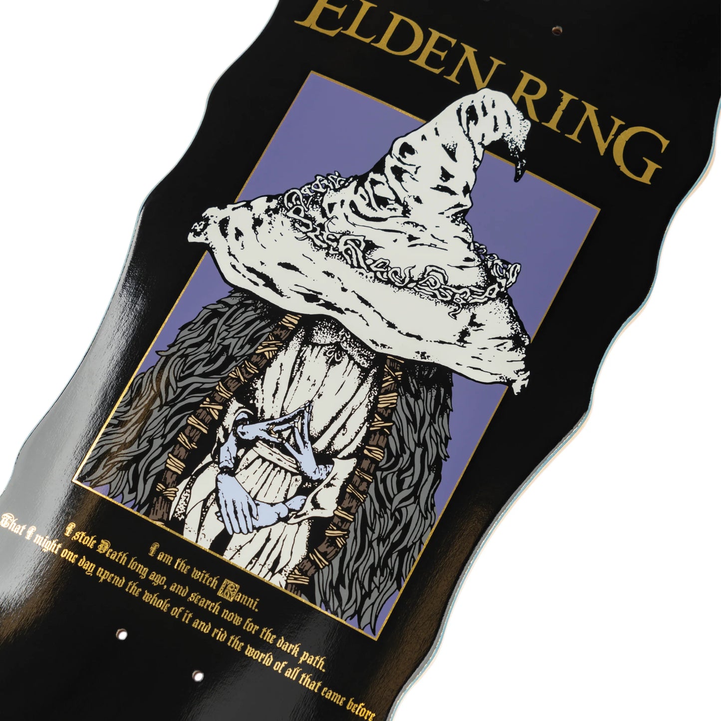 Welcome Skateboards - RANNI ON WIDOW 10.0" - BLACK/GOLD FOIL