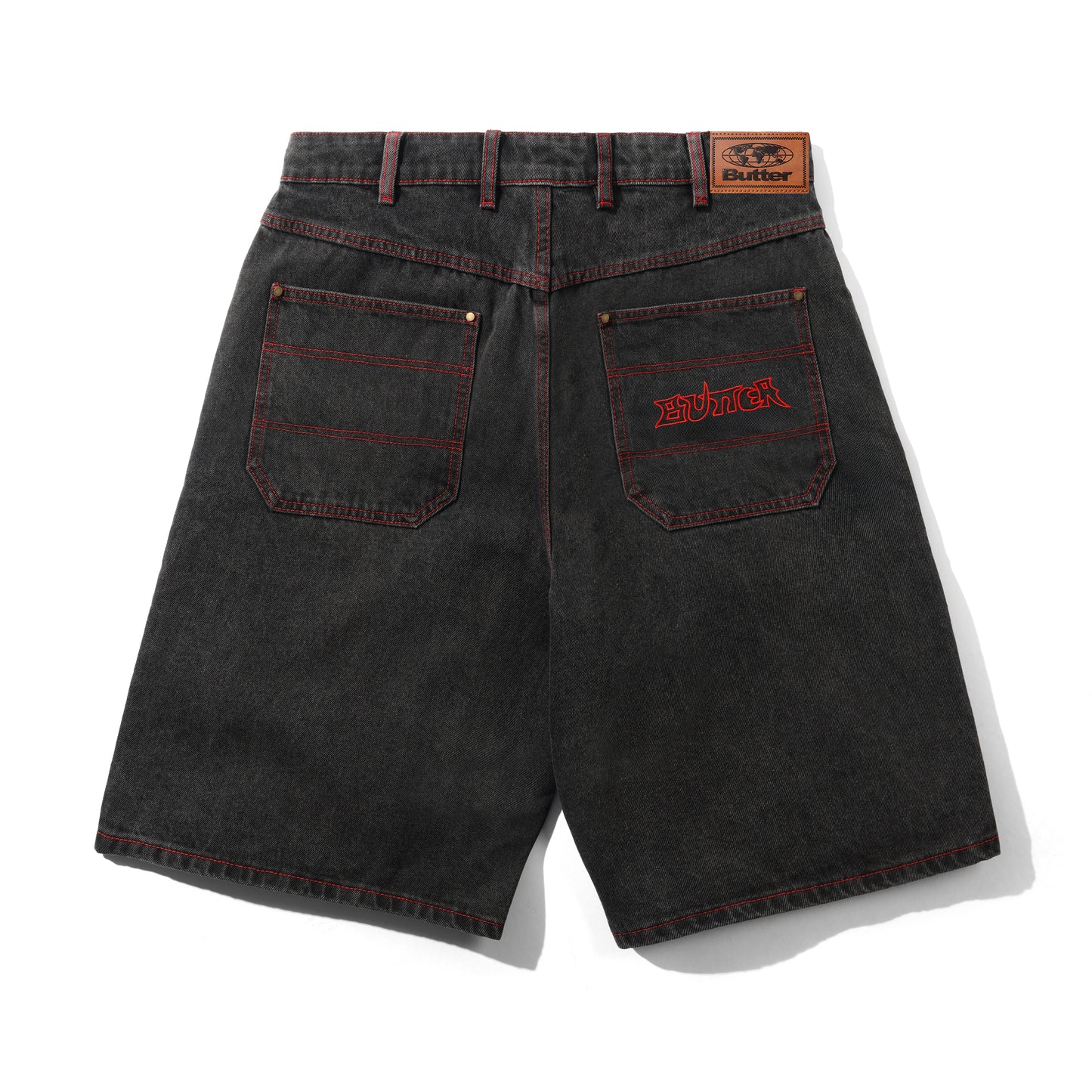 Butter Goods - Encounter Denim Shorts - Tinted Washed Black