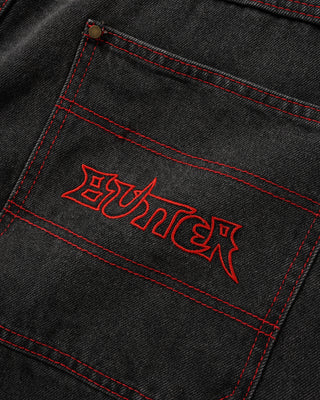 Butter Goods - Encounter Denim Shorts - Tinted Washed Black