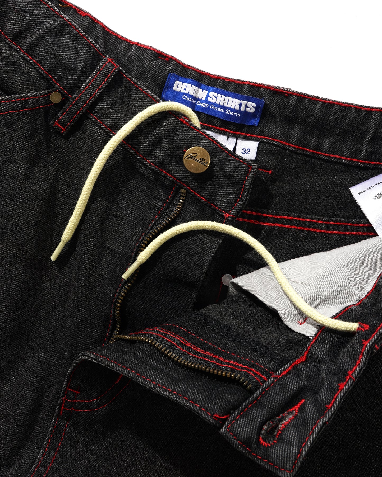 Butter Goods - Encounter Denim Shorts - Tinted Washed Black