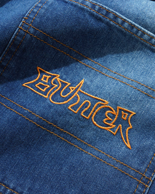 Butter Goods - Encounter Denim Shorts - Washed Slub Blue