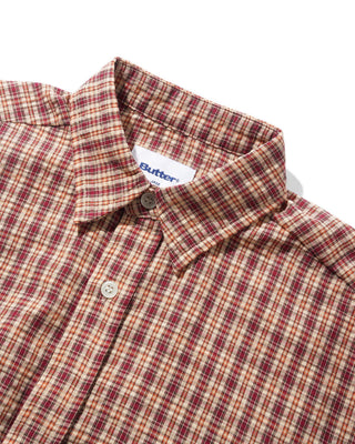 Butter Goods - Equipment S/S Shirt Red Yellow