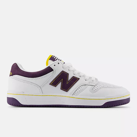 NB Numeric - NM480PST - White with purple
