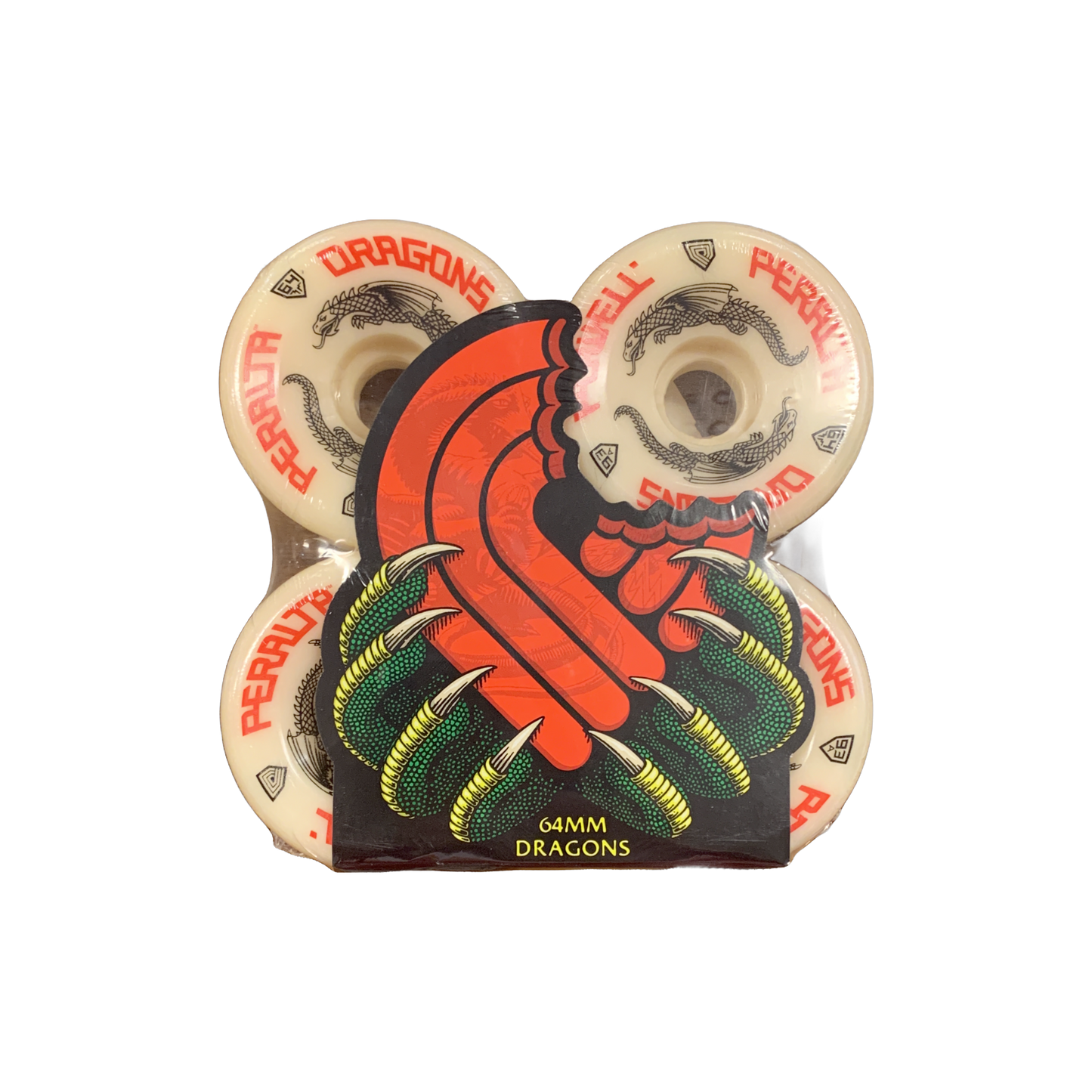 Powell Peralta - Dragon Formula 64mm x 36mm 93A Off White