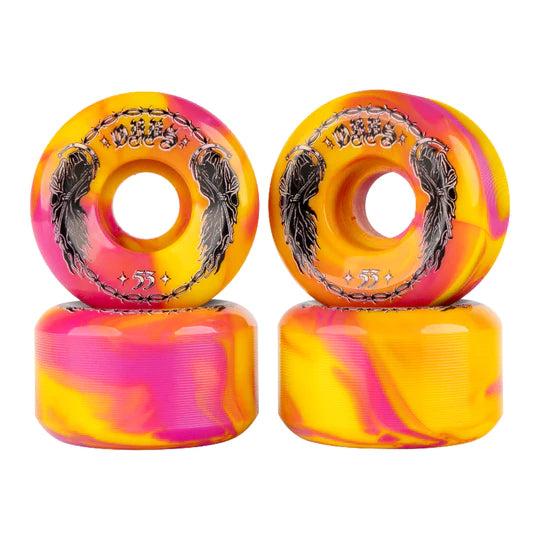 ORBS - SPECTER SWIRLS - 53MM - PINK/YELLOW