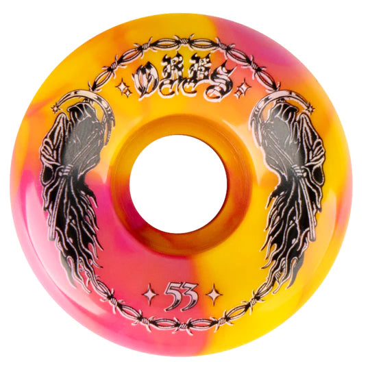 ORBS - SPECTER SWIRLS - 53MM - PINK/YELLOW