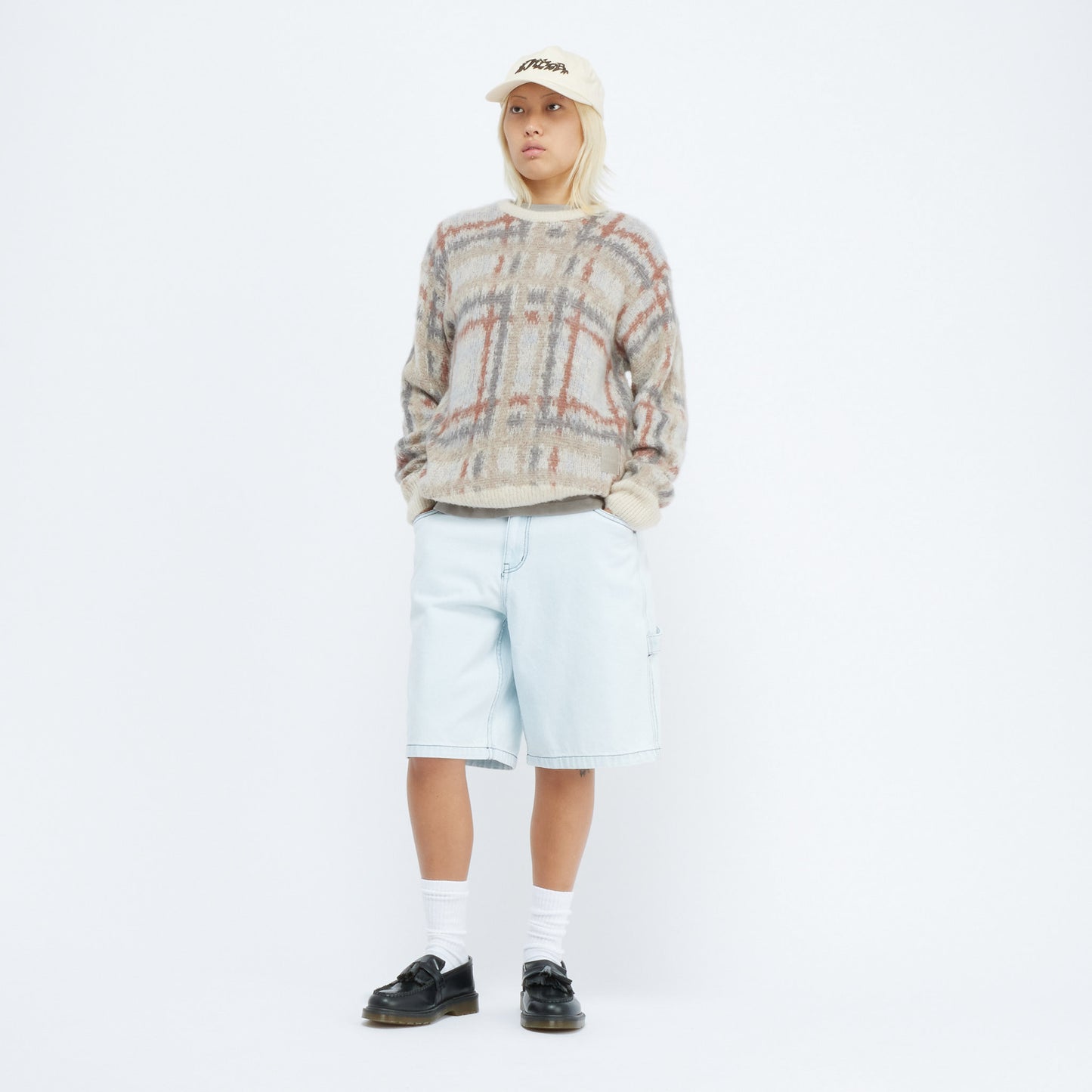 Dime - Classic Denim Shorts - Faded Blue