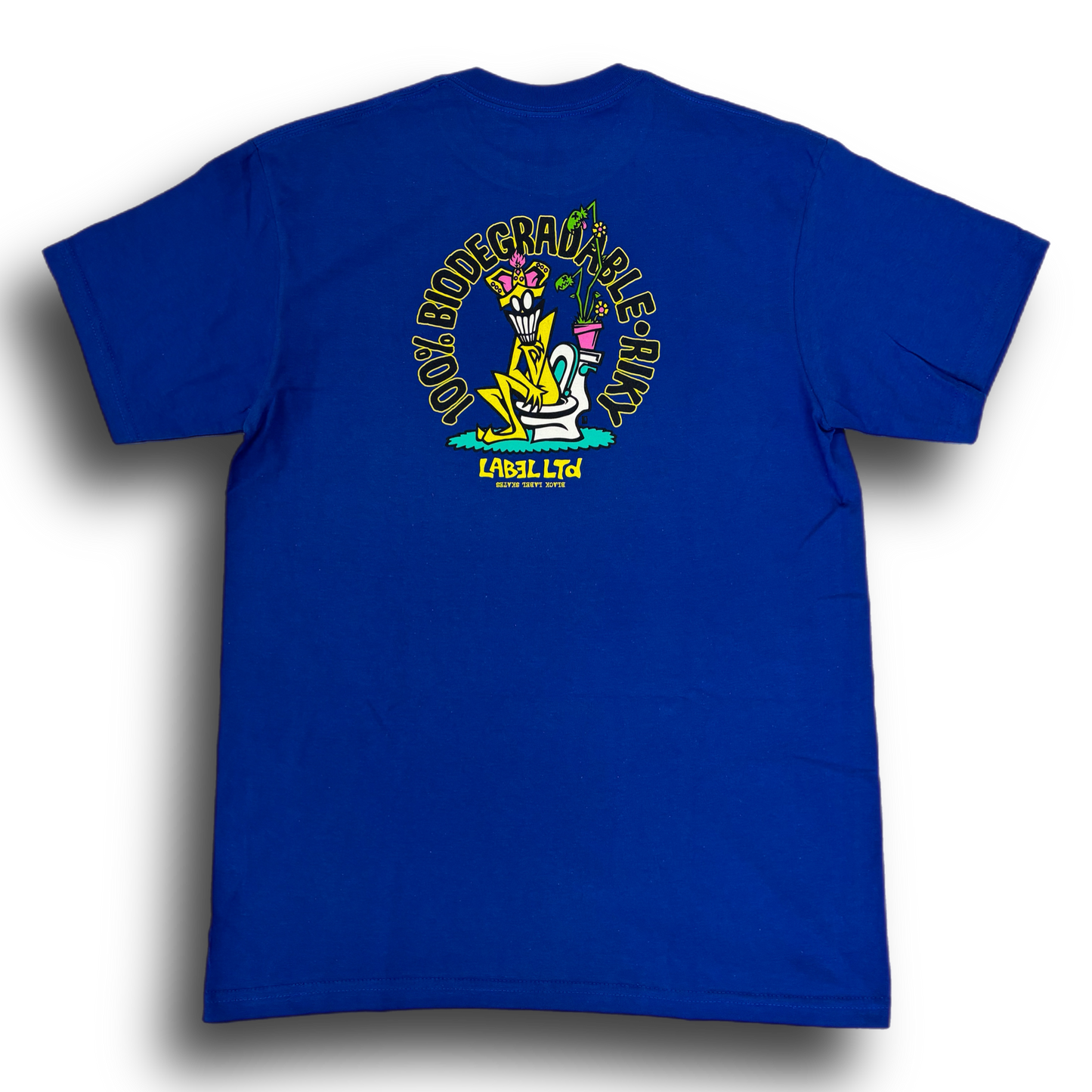 Black Label - Riky Barnes 100% Biodegradable T-Shirt - Blue