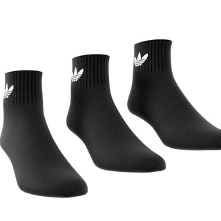 Adidas - Mid Crew Socks 3 Pairs Black