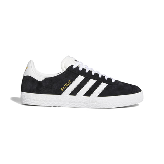 Adidas - GAZELLE ADV - Core Black / Cloud White / Gold Metallic