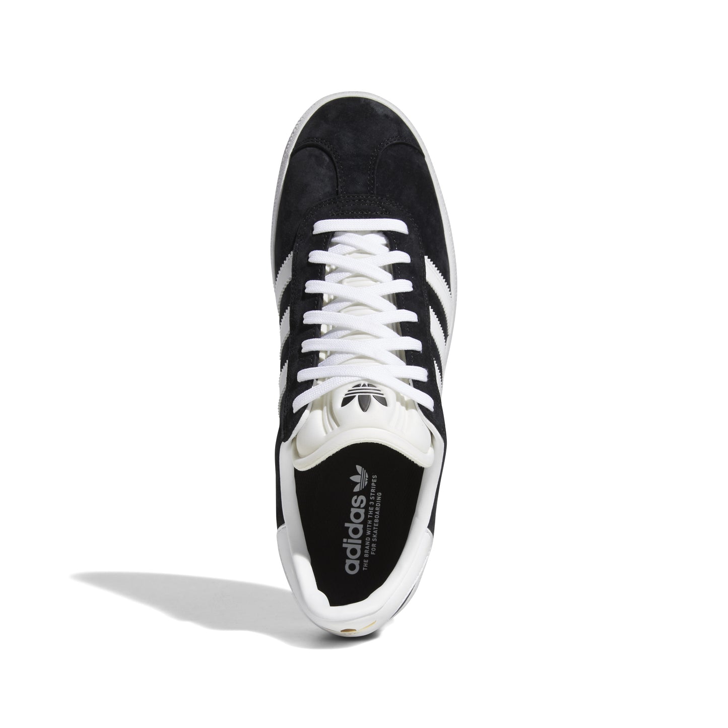 Adidas - GAZELLE ADV - Core Black / Cloud White / Gold Metallic