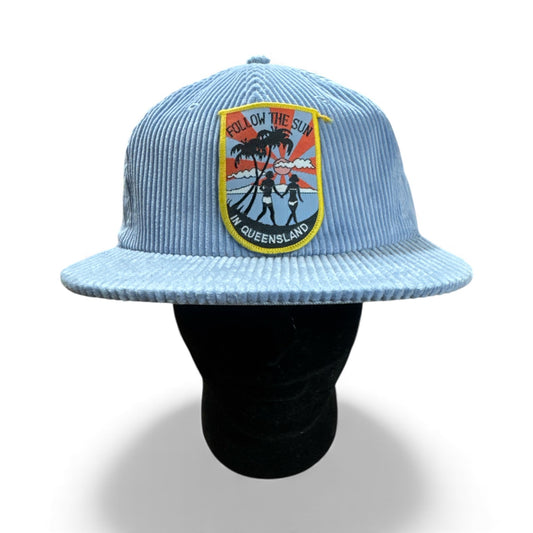 Parliament Queensland Vintage Patch - Cord Hat (Follow The Sun In Queensland)