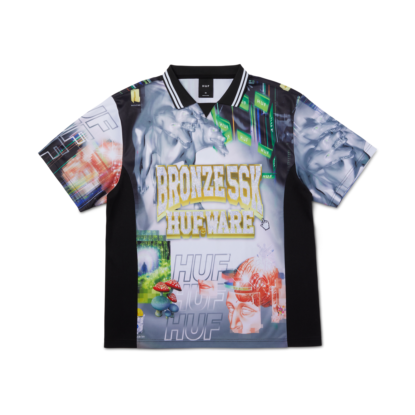 Huf x Bronze 56k - GLITCHED SOCCER JERSEY