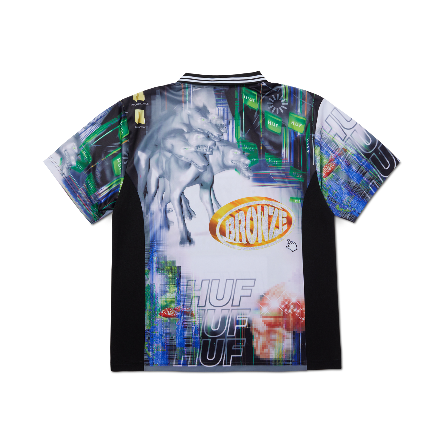Huf x Bronze 56k - GLITCHED SOCCER JERSEY