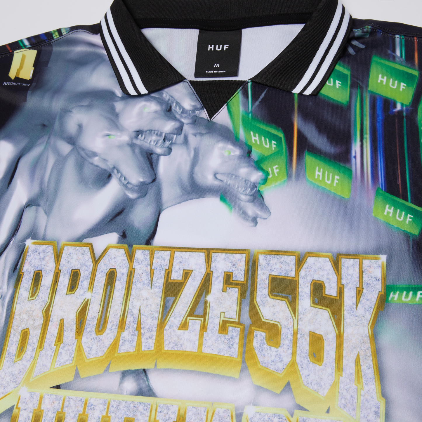 Huf x Bronze 56k - GLITCHED SOCCER JERSEY