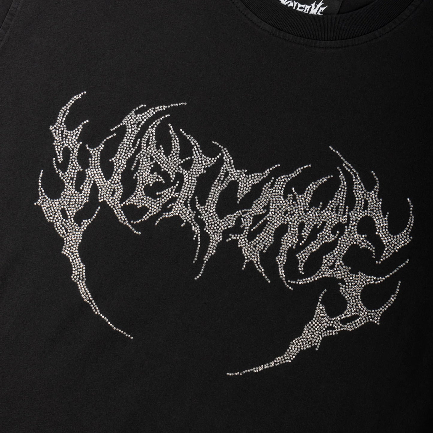 Welcome Skateboards - Glam Fang S/S Garment-Dyed Knit - Black