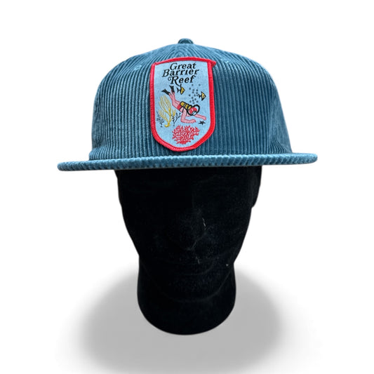 Parliament Queensland Vintage Patch - Cord Hat (Great Barrier Reef Diver)