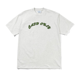 Cash Only - Grid Logo T-Shirt Ash