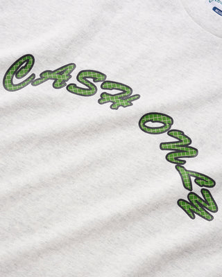 Cash Only - Grid Logo T-Shirt Ash