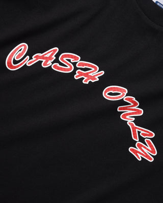Cash Only - Grid Logo T-Shirt Black