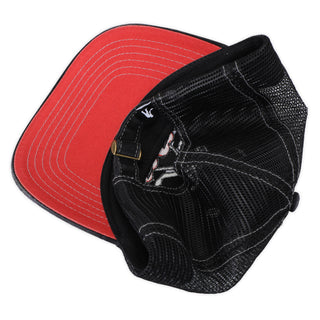 Pass~Port - Cherries Leagues Trucker Washed Black