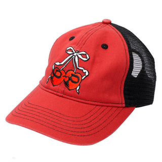 Pass~Port - Cherries Leagues Trucker Washed Red