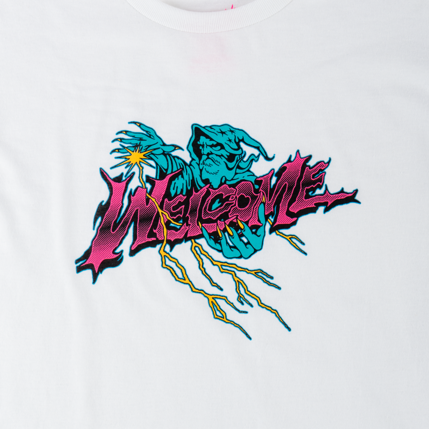 Welcome Skateboards - Magnetic Tee - White
