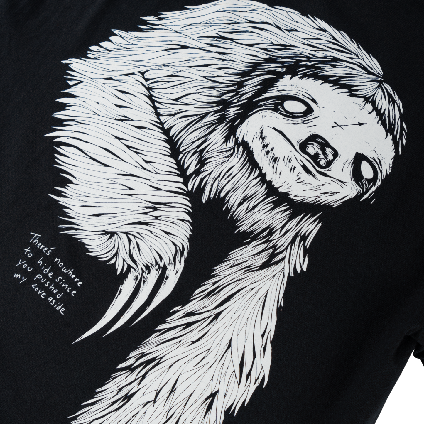 Welcome Skateboards - Sloth Tee - Black/White