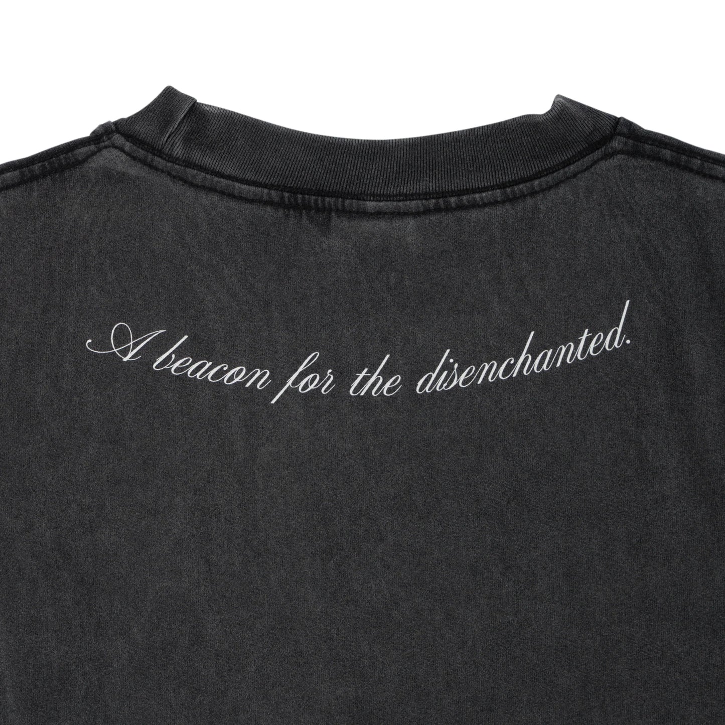 Welcome Skateboards - Chandelier Boxy Garment-Dyed Tee Vintage Black