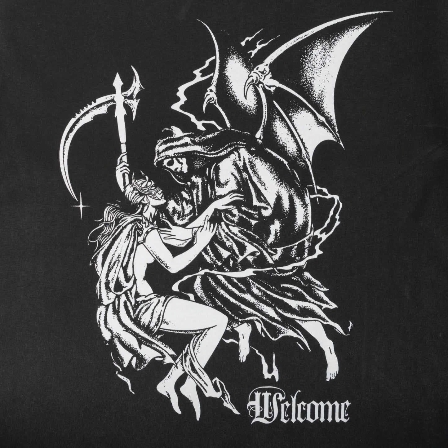 Welcome Skateboards - Archangel Overprint Tee Black