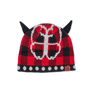 Hoddle - Butterfly Horn Beanie Red