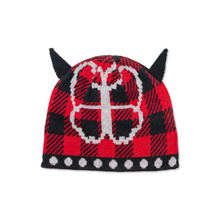 Hoddle - Butterfly Horn Beanie Red