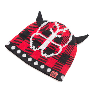 Hoddle - Butterfly Horn Beanie Red