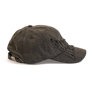 Hoddle - Denim Aplique Cap Brown