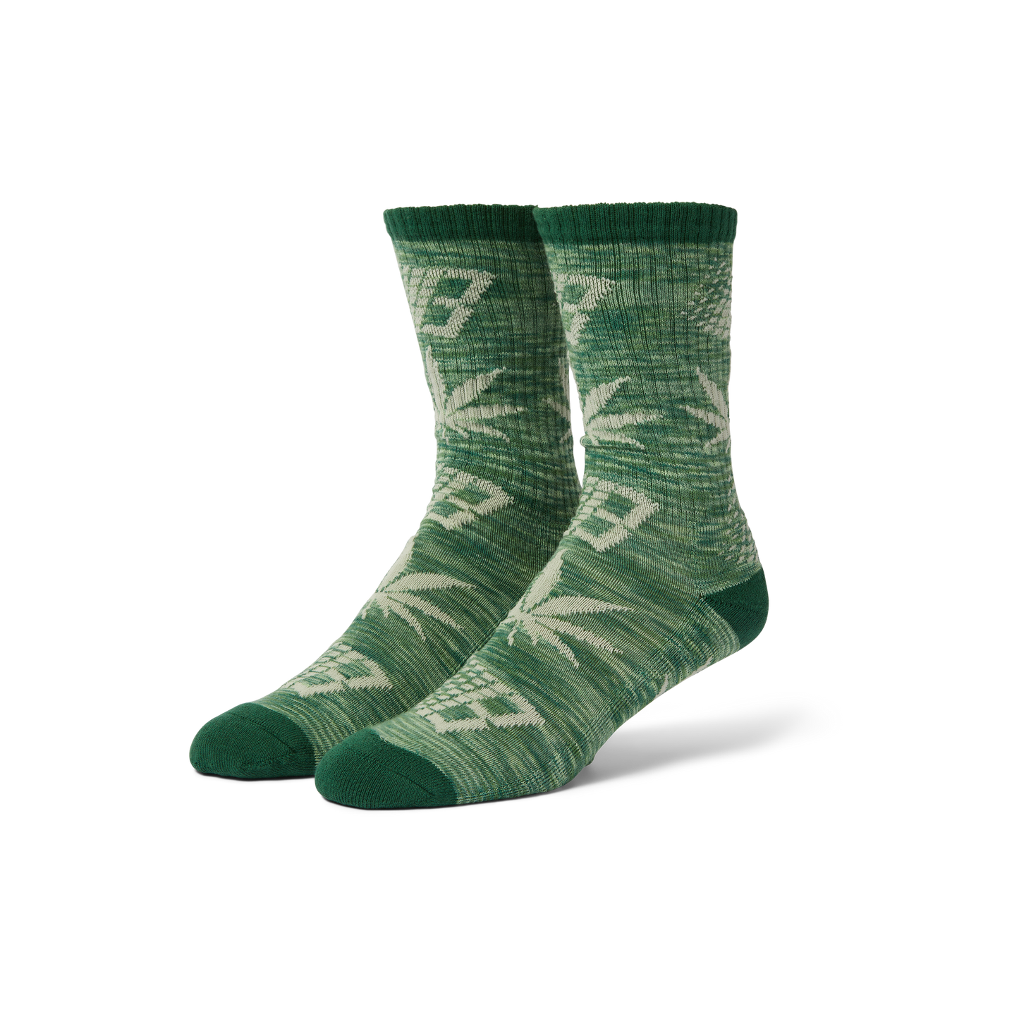 Huf x Bronze 56k - PLANTLIFE MARLED SOCK - GREEN