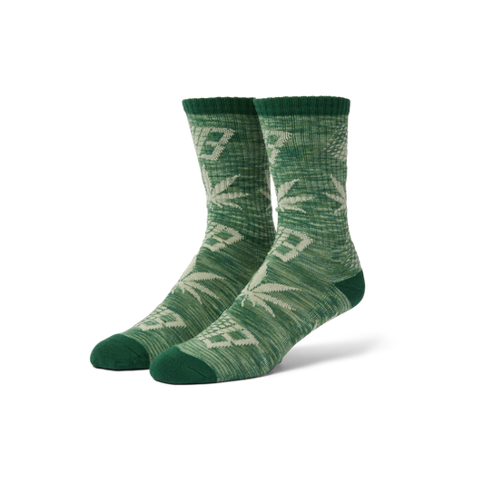 Huf x Bronze 56k - PLANTLIFE MARLED SOCK - GREEN