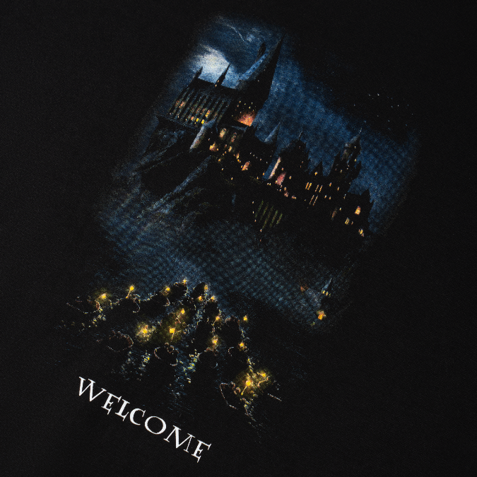 Welcome Skateboards x Harry Potter - Arrival Tee - Black