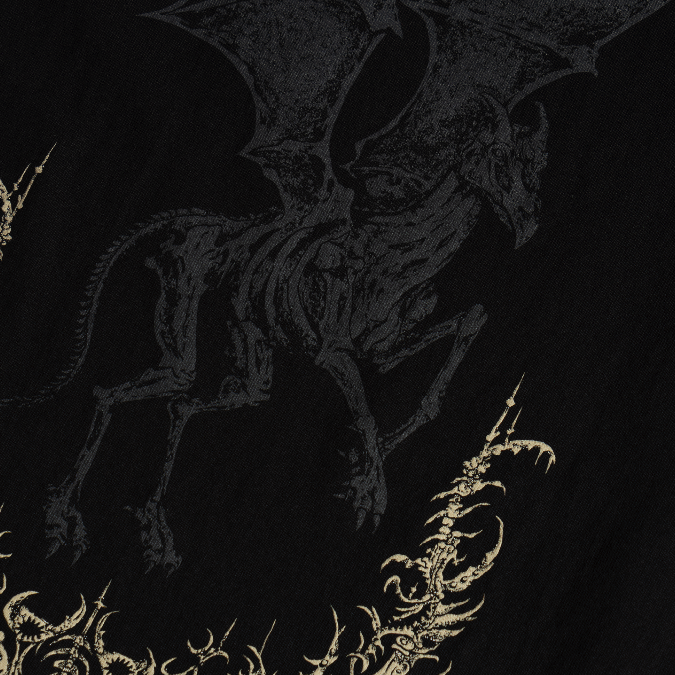 Welcome Skateboards x Harry Potter - Thestral Tee - Black