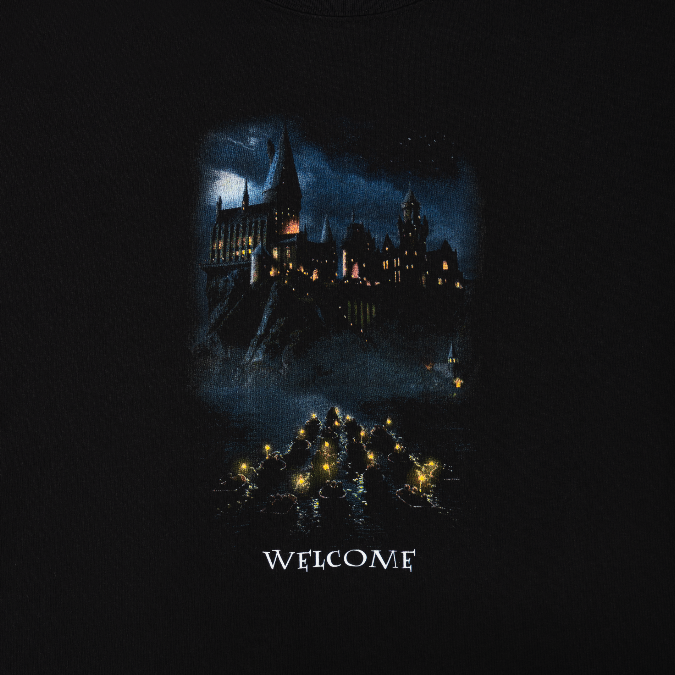 Welcome Skateboards x Harry Potter - Arrival Tee - Black