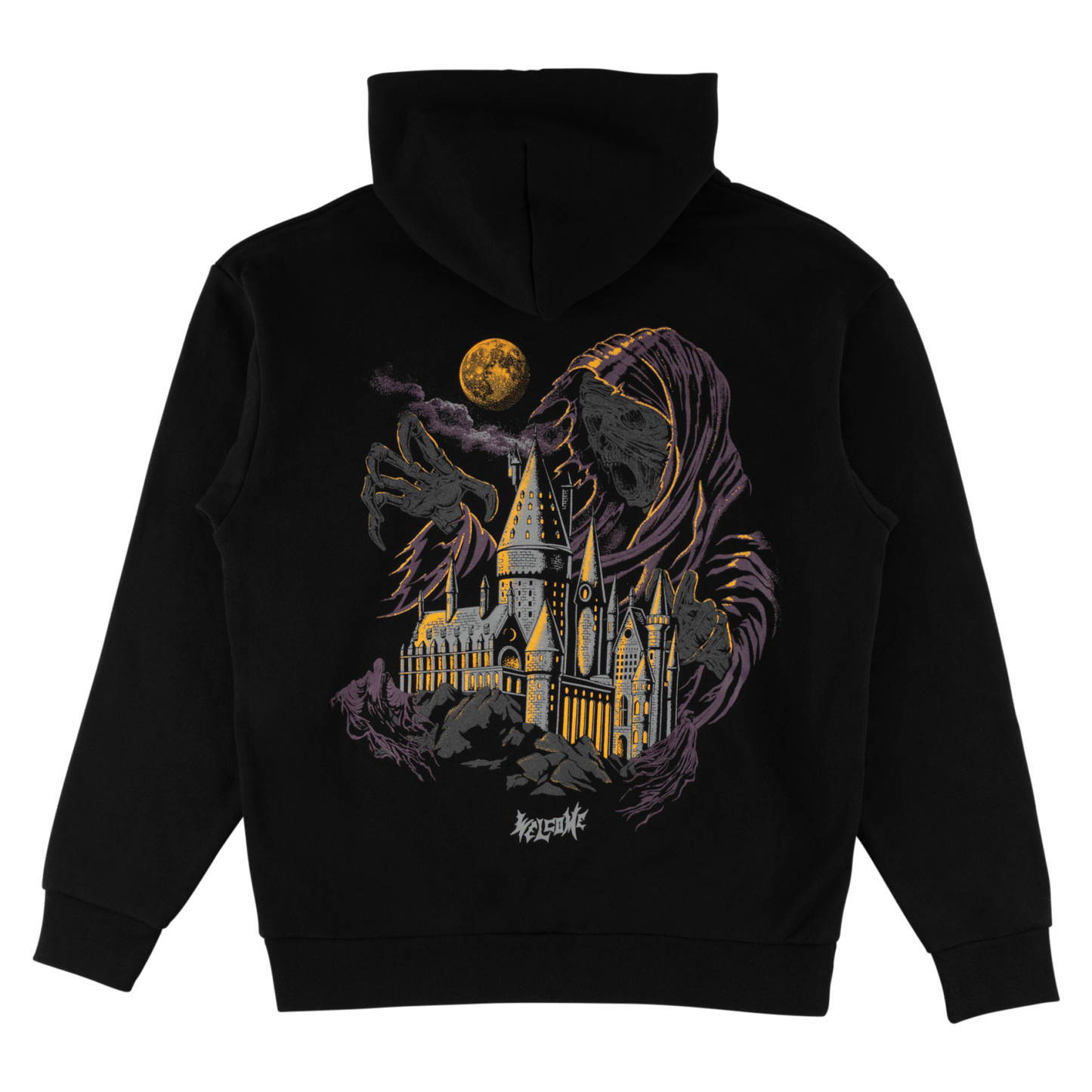 Welcome Skateboards x Harry Potter - Dementor Hoodie - Black