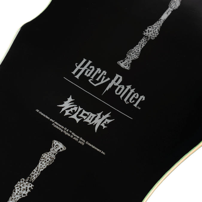 Welcome Skateboards x Harry Potter - Thestral On Widow Black/Gold Foil 10"