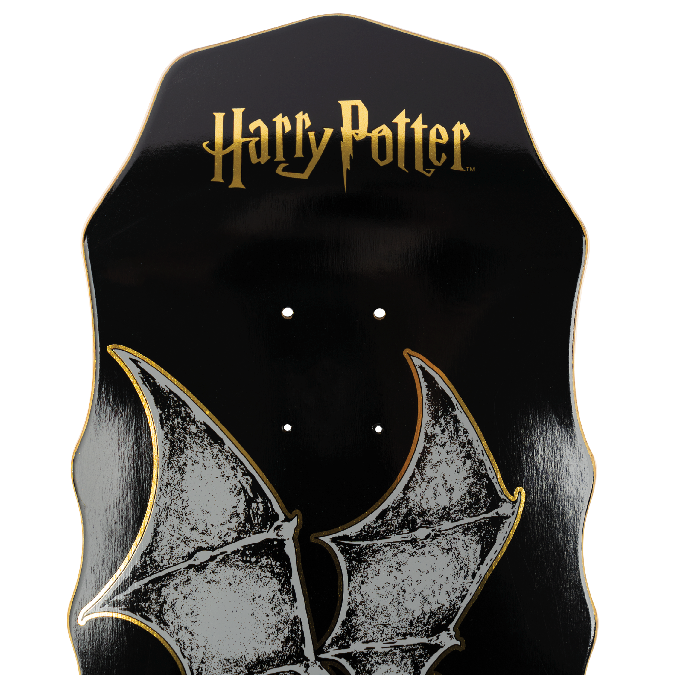 Welcome Skateboards x Harry Potter - Thestral On Widow Black/Gold Foil 10"