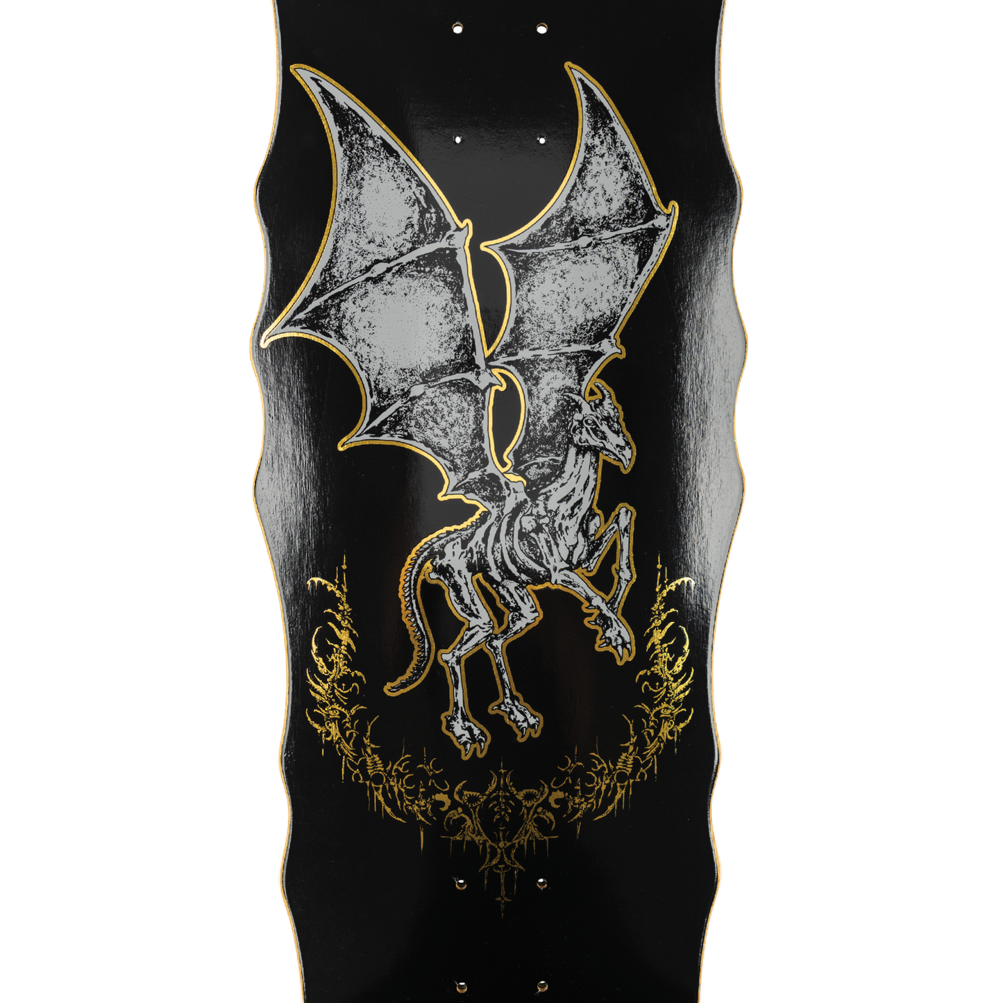 Welcome Skateboards x Harry Potter - Thestral On Widow Black/Gold Foil 10"