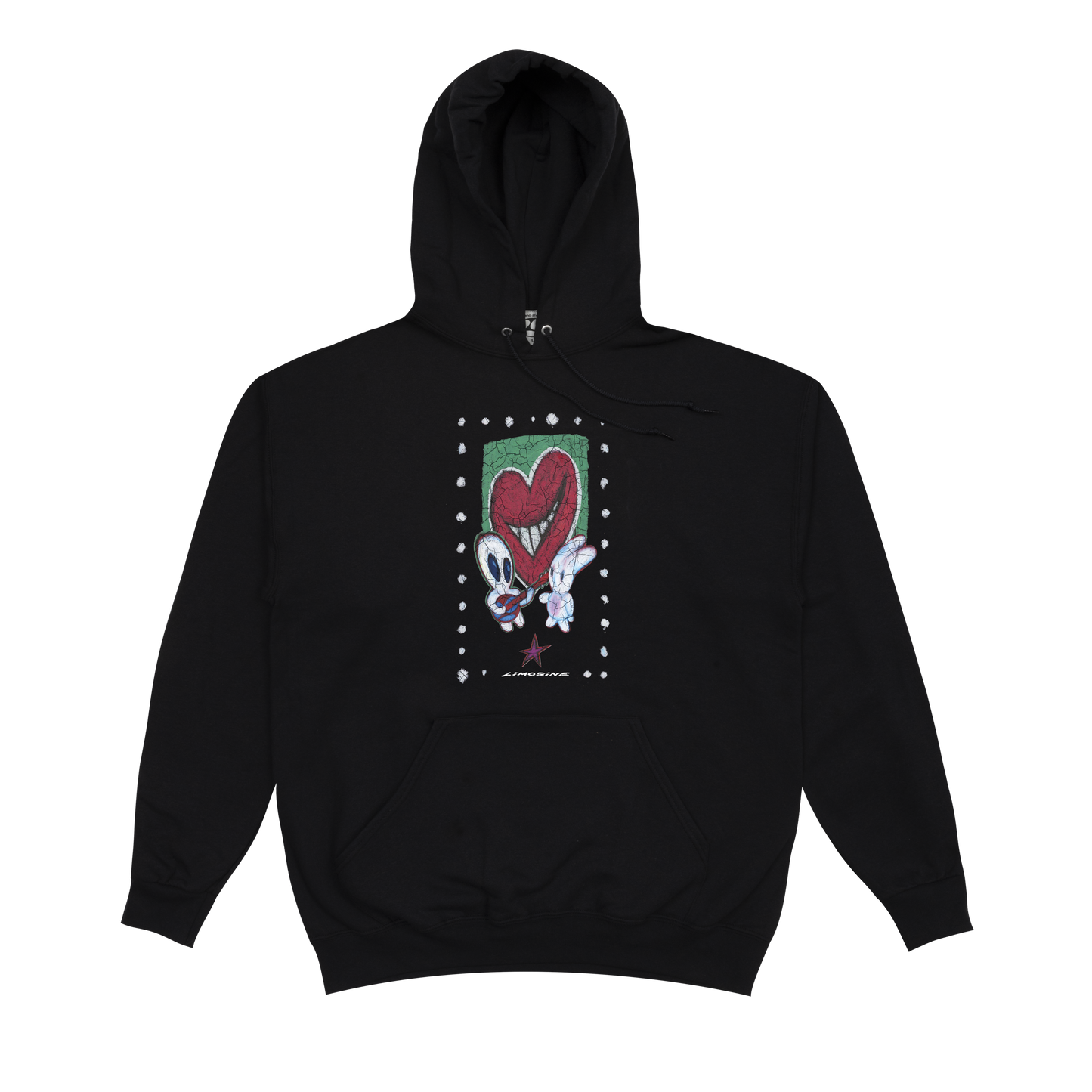 Limosine - Heart Throb Hooded Jumper - Black
