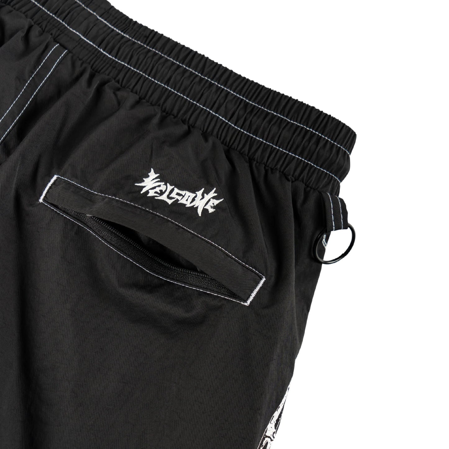 Welcome Skateboards - Horde Contrast - Stitch Nylon Short - Black