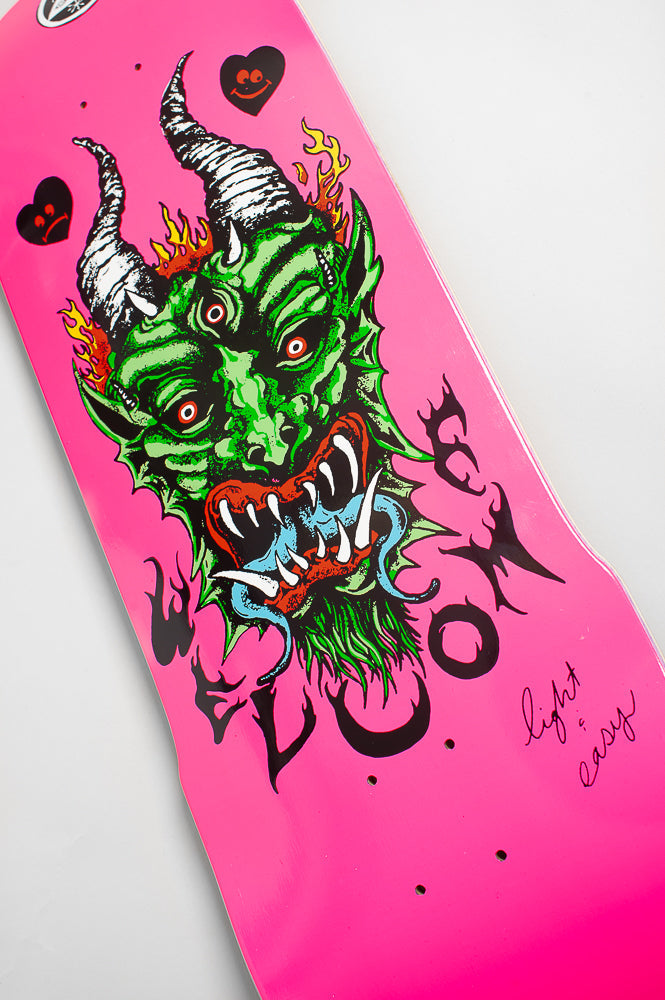 Welcome Skateboards - Light And Easy On Totem 2.0 - Neon Pink 9.75"