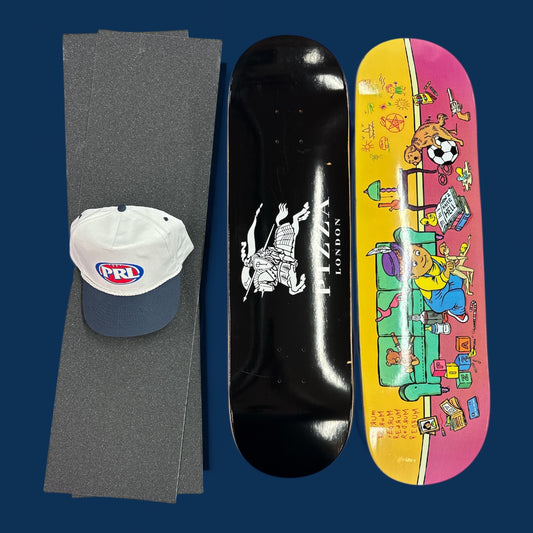 Sale Deal - 8.5" Pizza decks, 2x Sheets Free Grip & Parliament Cap