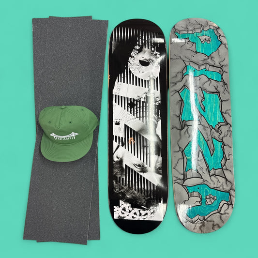 Sale Deal - 8.5" Pizza decks, 2x Sheets Free Grip & Parliament Cap